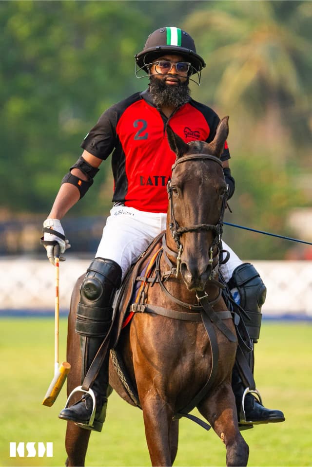 Khalil Playing Polo